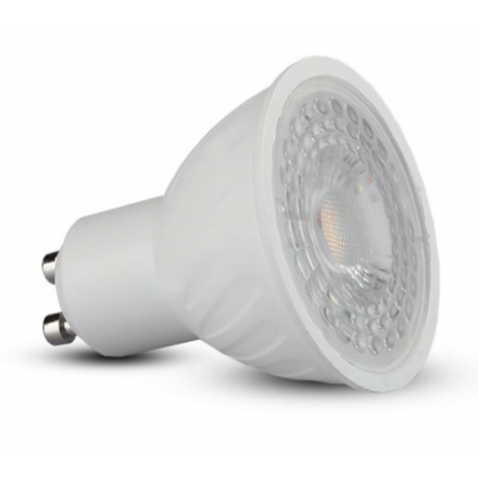 6,5W lemputė SAMSUNG, GU10, 3000K. Plastikinė, su šviesą išsklaidančiu dangteliu