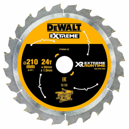 Pjovimo diskas medienai Dewalt DT99565 210x30 mm