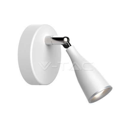 4,5W LED sieninis šviestuvas V-TAC, baltas, 3000K (šiltai balta)